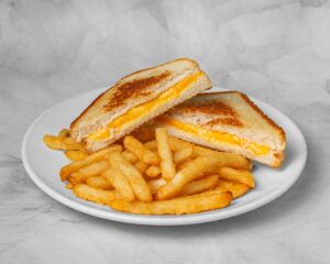 Grilled Cheese Sandwich with Fries